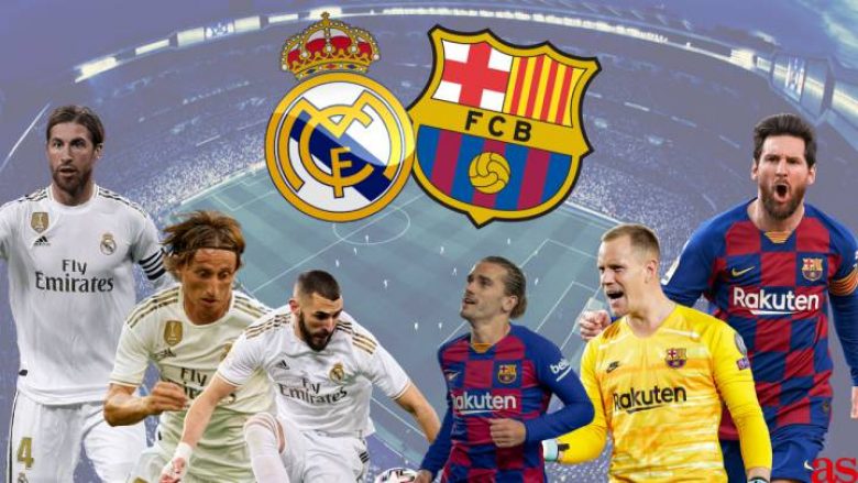 El Clasico i 180-të: Real Madridi dhe Barcelona me disa mungesa në formacionet zyrtare