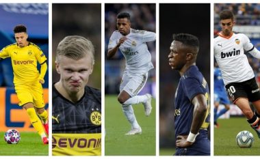 Borussia Dortmund dhe Real Madrid krenohen me të rinjtë më të vlefshëm – Sancho e Haaland kryesojnë listën