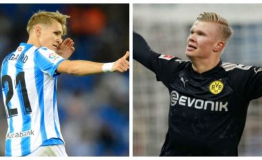 Dyshja norvegjeze që po ngjitet në majat e futbollit evropian: Odegaard e Haaland, apo dyshja shkatërruese