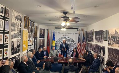 Thaçi në Nju Jork takon shoqatën e shqiptarëve: Liria dhe pavarësia e Kosovës janë të lidhura ngushtë me diasporën