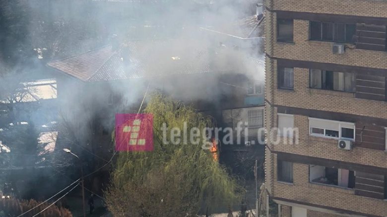 Përfshihet nga zjarri një shtëpi në Prishtinë