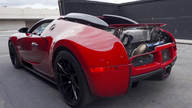 Bugatti Veyron me tingullin më të fuqishëm ndonjëherë