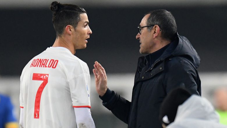 Sarri: Bashkëlojtarët duhet t’ia japin një dhuratë Ronaldos në derbin ndaj Interit