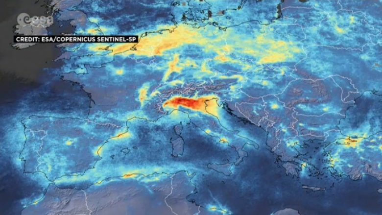 Imazhet satelitore tregojnë se si është larguar ndotja në Itali shkaku i mbylljes nga coronavirusi