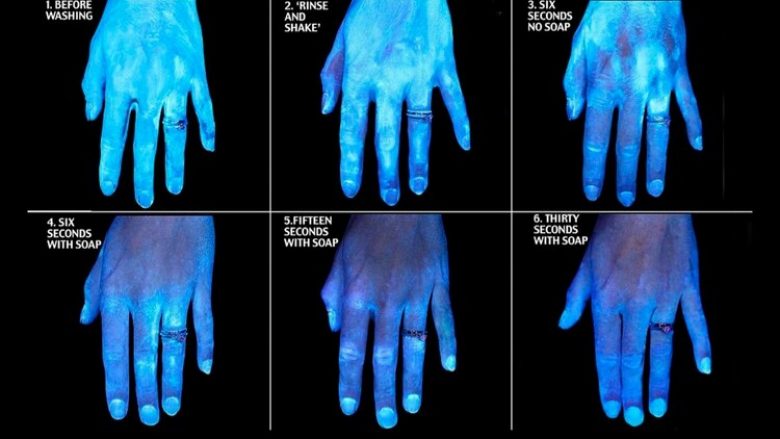 Imazhi që tregon pse larja e duarve në mënyrë korrekte shpëton jetë