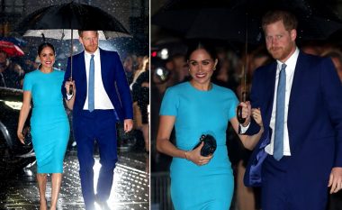 Meghan Markle shkëlqen në paraqitjen e parë zyrtare me Princin Harry në Britaninë e Madhe, pas vendimit për daljen nga mbretëria