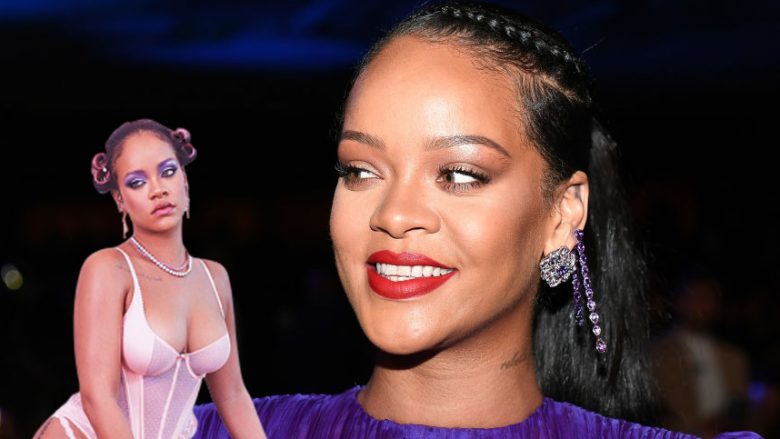 Rihanna, modele e koleksionit të saj të të brendshmeve