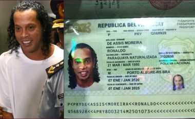 Ronaldinho rrezikon gjashtë muaj burg për përdorimin e pasaportës false