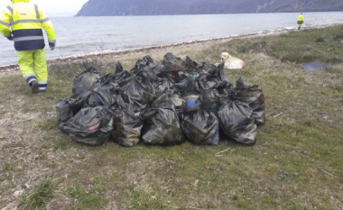 Pastrohen mbeturinat në Liqenin e Ohrit
