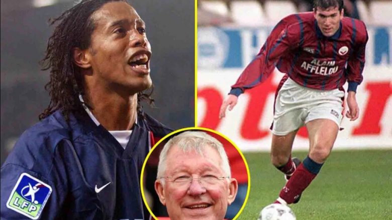 Ronaldinho, Zidane, Gascoigne – një formacion me super yje që Alex Ferguson nuk arriti t’i marr te Manchester United
