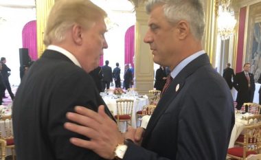 Thaçi falënderon presidentin Trump: Presim përfundimin e dialogut me Serbinë me  njohje reciproke