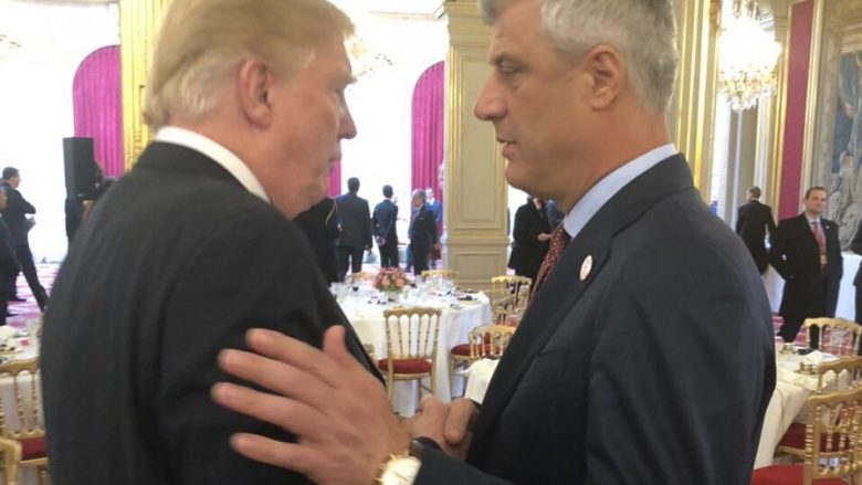 Thaçi falënderon presidentin Trump: Presim përfundimin e dialogut me Serbinë me  njohje reciproke