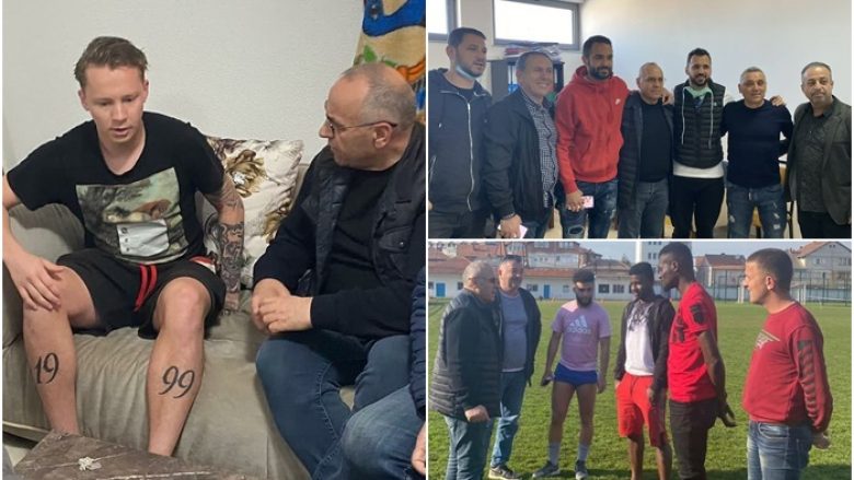 Kryetari FFK-së, Agim Ademi viziton lojtarët e huajë që kanë mbetur në Kosovë