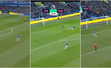 Gafë nga De Gea, Calvert-Lewin shënon gol të çuditshëm për ta kaluar Evertonin në epërsi
