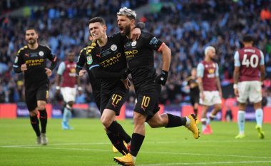 Manchester City mposht Aston Villën në finalen e Carabao Cup