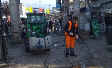 Dezinfektohet Çarshia e Shkupit
