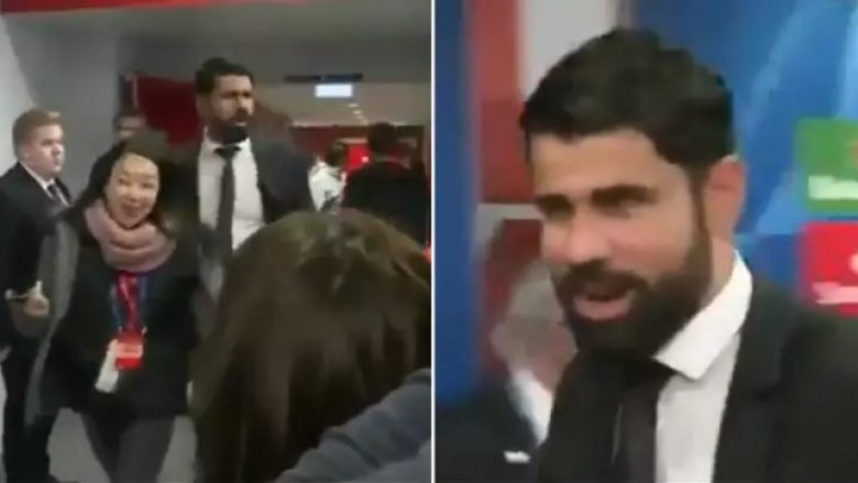 Diego Costa vazhdon me “budallallëqe”, kollit dhe shtiret sikur ka coronavirus në zonën e medieve në Anfield