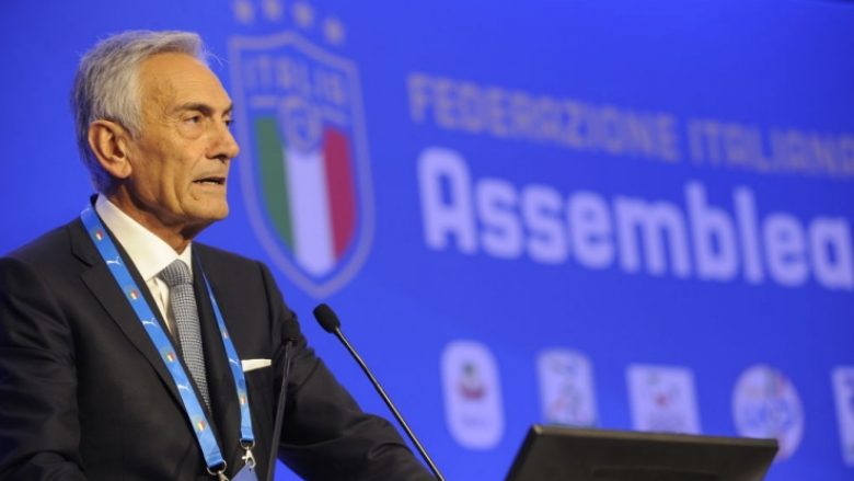 President i FIGC, Gravina: Kurrë nuk do të nënshkruaj që të ndal futbolli