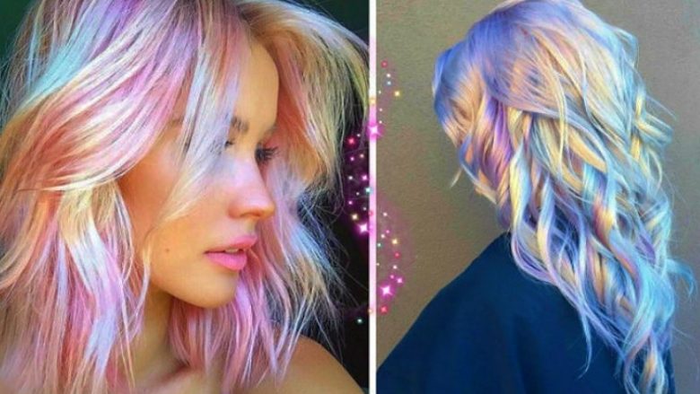 Flokët holografike janë trendi i flokëve më magjike të vitit 2020