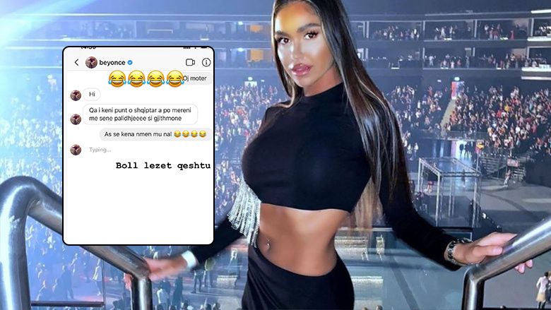 Arta Nitaj improvizon një “bisedë” me Beyoncen në Instagram, duke demonstruar mashtrimet që po bëjnë llogaritë e rreme