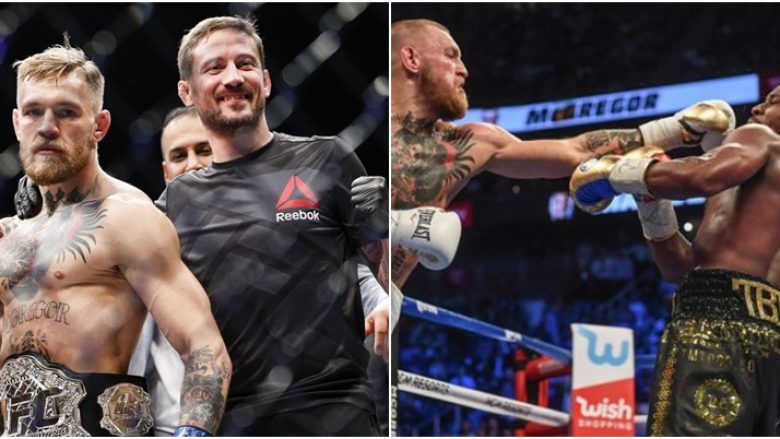 “Do të befasohesha nëse nuk ndodhë brenda 12-18 muajve” – trajneri John Kavanagh i propozon McGregorit rikthimin në boks