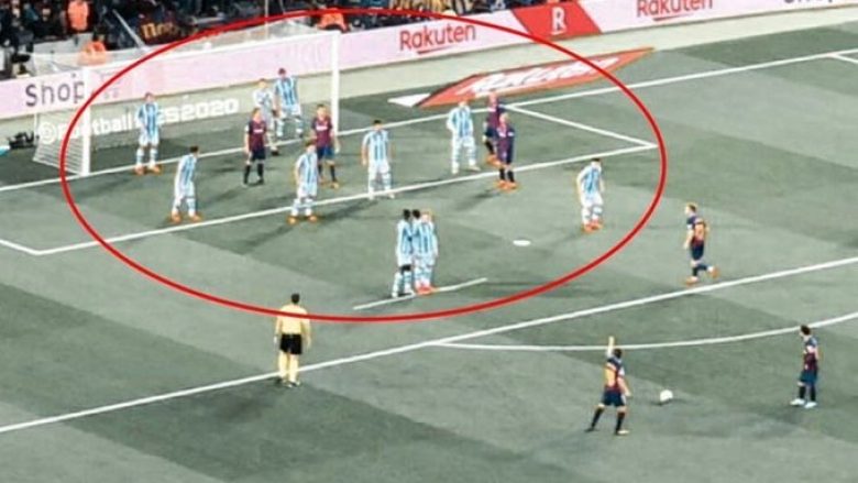 “E vetmja mënyrë për ta ndalur Messin”, rreshtimi i lojtarëve të Sociedadit bëhet viral në rrjetet sociale