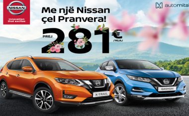 Pranvera çel me ofertën më të mirë nga Nissan – prej 9.40 euro dita, vetura e preferuar bëhet e juaja!
