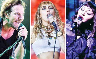 Pearl Jam, Miley Cyrus dhe Madonna anuluan koncertet për shkak të frikës nga coronavirusi