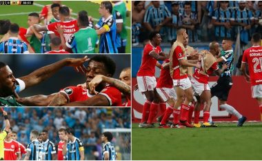 Ndeshje e çmendur në Copa Libertadores – rrahje masive, tetë kartonë të kuq, por jo edhe gola në derbin e Porto Alegres