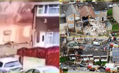 Momenti kur një shpërthim i gazit shkatërron shtëpinë në Angli – dëshmitarët thanë se “e shkundi tërë rrugën”