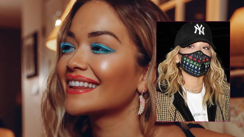 Rita Ora me masa mbrojtëse nga coronavirusi