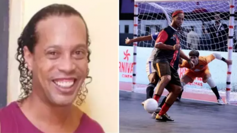 Në burgun ku po qëndron Ronaldinho – po zhvillohet një garë futsalli