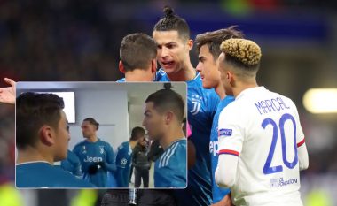 Ronaldo dhe Dybala janë kapur nga kamera duke i akuzuar mesfushorët për lojën e dobët ndaj Lyonit