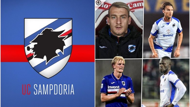 Katër lojtarë të tjerë të Sampdorias preken me coronavirus