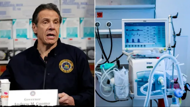 Guvernatori i New Yorkut: Katër të pestat e pacientëve që kanë nevojë për ventilues, do të vdesin