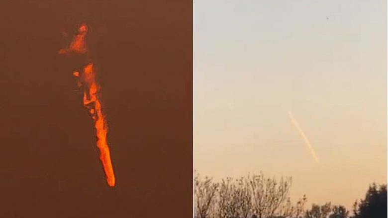 Një “bisht i zjarrtë” shihet në qiellin e Anglisë, astronomët thonë se është fenomen natyror