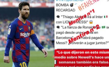 Lionel Messi i quan “lajme të rreme” ato që e lidhin me Interin