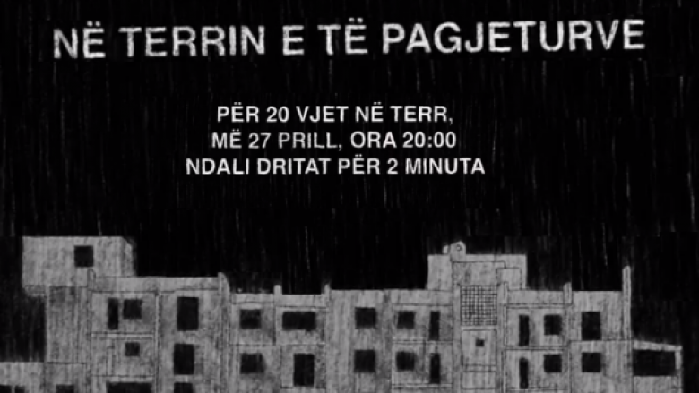 OJQ-të thirrje qytetarëve: Sot në ora 20:00 t’i ndalim dritat për dy minuta, në kujtim të personave të pagjetur