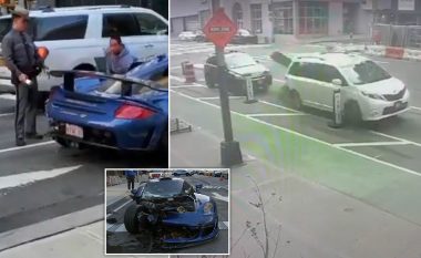 Multimilioneri shkatërron veturën e tij, një Porsche në vlerë 750 mijë dollarë – derisa voziste me shpejtësi në rrugët “e shkreta” të Manhattan