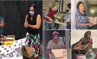 Narko-karteli i El Chapos së bashku me të bijën e tij u shpërndajnë pako ushqimore të varfërve, babai “mbret i drogës” – vajza u jep ushqim me imazhin e tij