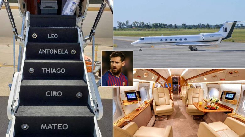 Brenda avionit privat 13 milionë eurosh të Lionel Messi