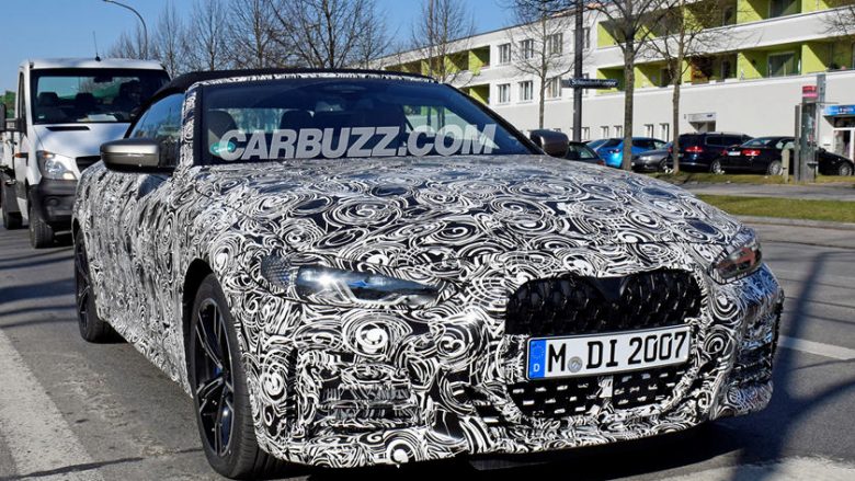 BMW 4 Series me grill masiv në mesin e së cilit do të jetë e vendosur targa