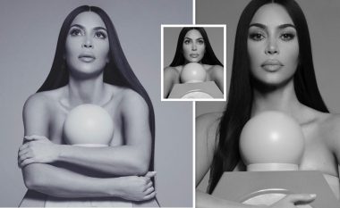 Kim Kardashian pozon e zhveshur në fotosesionin e fundit