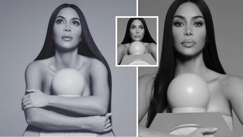 Kim Kardashian pozon e zhveshur në fotosesionin e fundit
