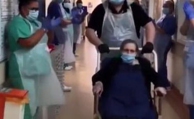 Lirohet nga spitali 102-vjeçarja e shëruar nga coronavirusi, një prej pacienteve më të moshuara në Britani të Madhe
