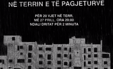 Aksion simbolik: Në terr për të pagjeturit – Ndali dritat për 2 minuta