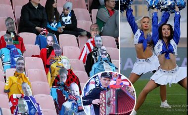 Nga Bjellorusia: Aty ku futbolli nuk është ndalur dhe vazhdon nën ritmin e këngëve dhe valleve , por edhe tifozëve virtual