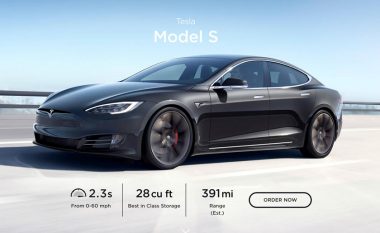 Tesla Model S me shpejtësi më të lartë, ia tejkalon edhe rivalit Porsche Taycan