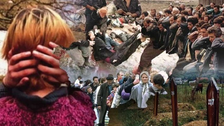 Gjatë luftës në Kosovë, nana e ktheu fëmijën që po qante drejt kamerës e i tha: Bija e nanës tregoji botës se çka po na bëjnë!