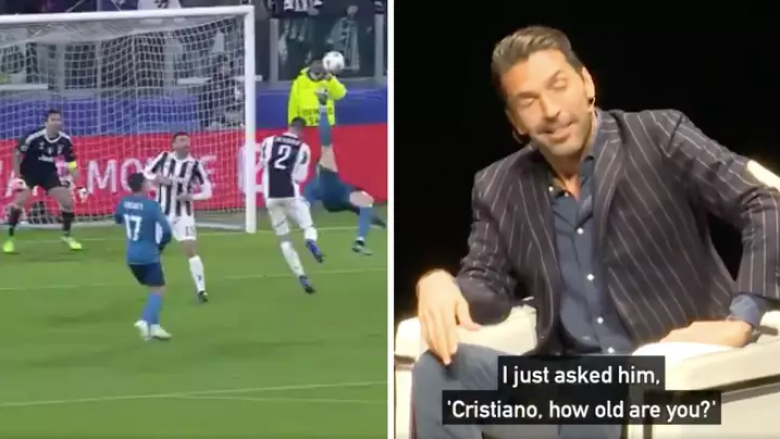 Buffon kujton bisedën që e kishte me Ronaldon pas golit gërshërë të pranuar në Ligën e Kampionëve